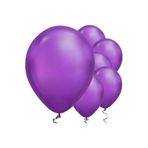 Mirror Krom Balon Mor Renk 6 Adet Çok Renkli