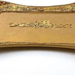 Mirsa Global Eskitme Model Tepsi Gold (Polyester)