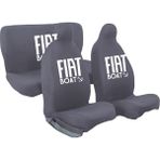 Mirsepet Fiat Uyumlu 126 Oto Koltuk Kılıfı 4 Parça Set - Gri