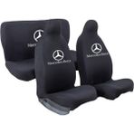 Mirsepet Mercedes C200 Oto Koltuk Koruyucu 4 Parça Takım Set - Siyah