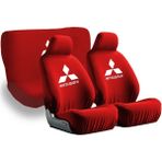 Mirsepet Mitsubishi Carisma Oto Koltuk Koruyucu Full Araç Set - Kırmızı