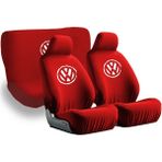 Mirsepet Volkswagen Uyumlu Jetta Kırmızı 4 Parça Set Oto Koltuk Kılıfı