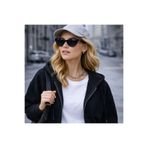 mirvia Kadın Cat Eye Siyah Güneş Gözlüğü Modern Şık Tasarım Degrade Cam UV400 Korumalı