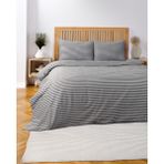 Mirvona Home Saten Antrasit Çift Kişilik Lastikli Çarşaflı Nevresim Takımı - 200 x 220 cm