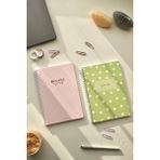 Mirya Notes A5 Spiralli Okul Defteri Kareli 2’li Set 80 Yaprak Pötikare-Papatya