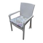 MİRZADE 6 Adet Duck Bezi Rattan Minderi-taç 33110-01