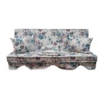 MİRZADE ELİT SALINCAK MİNDERİ TAÇ SU İTİCİ KUMAŞ GRİ SÜNGER FERMUARLI KOMPLE SET-33109-01