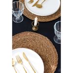 Mis Kitchen 1 Adet Hasır Supla 35 Cm - Amerikan Servis - Örgü Supla Tabak Altlığı Ve Tencere Altlığı