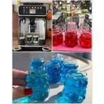 Mis Kitchen 6 Adet Mini Lüks Boncuk Model Kahve Yanı Cam Su Bardağı 90 ml - 90 ml
