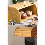 MİS KİTCHEN Bambu Ekmek Dolabı - Kutusu - Ekmeklik 37X26 CM