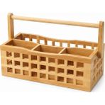 Mis Kitchen Bambu Mutfak Organizer Sepeti Çok Bölmeli – Çatal Kaşık Baharat Tezgah Düzenleyici - Kahverengi