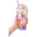 Mis Kitchen Unicorn Figürlü Çocuk Bardak Pipetli Boncuklu Dome Kapaklı Renkli Suluk Kız Çocuk Pipetli Bardak - Pembe