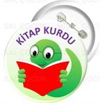 Misal Çocuk Rozet 07 - Kitap Kurdu
