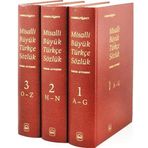 Misalli Büyük Türkçe Sözlük - 3 Cilt Takım (Ciltli): Kutulu