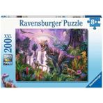 Misda Store 128921 Dinozorlar Çocuk Puzzle, 200 Parça