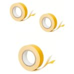 Misda Store 3 Adet Çift Taraflı Yapıştırma Köpük Bantı -Tablo Asmak Şerit LED Montaj Yapıştırıcı Bandı (16MM x 1,5 Mt)