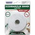 Misda Store 53.01.007 Sızdırmaz Bant, Beyaz, 38MMX3.35M