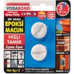 Misda Store 53.03.049 Epoksi Macun Yapıştırıcı, Beyaz
