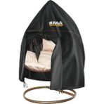 Misda Store Bahçe Salıncağı Örtüsü, Rattan Salıncak Koltuk Koruma Kılıfı Brandası, Hamak Sandalye Dış Mekan Su Geçirmez Mobilyası Koruyucu Örtü - 190 x 115CM