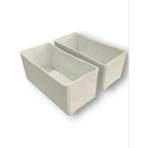 Misda Store Beyaz Çekmece Içi Düzenleyici Organizer Set - Çok Amaçlı Dolap Içi Kutu Seti (28 * 13 * 13)