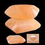 Misda Store Bitkisel Himalaya Tuz Sabunu 300-350 gr x 2 Adet Zengin Mineralli Doğal Saf Pembe Himalaya Kaya Tuzu Sabunu Doğal Peeling