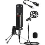 Misda Store BM800 Condenser Stüdyo Mikrofon (Mini Tripod + 7.1 Ses Kartı)
