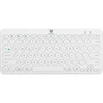 Misda Store BT-K95 Bluetooth Bağlantılı Taşınabilir Sessiz Slim Sessiz Klavye Beyaz Telefon Tablet Mac Uyumlu