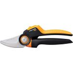 Misda Store Bypass M Bahçe Makası, x Serisi Powergear, P921, Döner Sap, Taze Dallar Için, Yapışmaz Kaplama, Paslanmaz Çelik Bıçaklar, Uzunluk: 20,1 Cm, Siyah/turuncu, 1057173