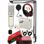 Misda Store Central-Rd Pack-3 Stüdyo Kayıt Ekipmanları GLX-700RD Ses Kartı Cx1 Stüdyo Mikrofon