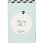 Misda Store Color Hisli Şeyler 'kimseleri Çekemem' Çizgili Üstten Spiralli Defter, A5, 80 Yaprak