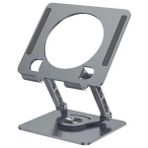 Misda Store Derece Dönebilir Laptop ve Tablet Standı – Paslanmaz Çelik, Ayarlanabilir Yükseklik, Katlanabilir Masaüstü Bilgisayar Standı, iPad ve MacBook Uyumlu Ergonomik Raf-Dizüstü Pc (Tablet Standı)