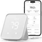 Misda Store Hub2.0, Wifi Termometre Higrometre Olarak Çalışır, Ir Uzaktan Kumanda, Akıllı Uzaktan Kumanda ve Işık Sensörü, Switchbot Wi-Fi Bağlantısı (Destek 2.4ghz), Alexa ve Google Asistan ile Uyumlu