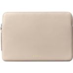 Misda Store Ince Koruyucu Dizüstü Bilgisayar Kılıfı 13-13,3 Inç 13 Inç MacBook Pro ve MacBook Air ile Uyumlu, Pu Deri Çanta Su Geçirmez Kapak Dizüstü Bilgisayar Kılıfı Mac Için, Koyu Bej, Koyu Bej, For