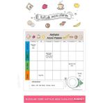 Misda Store Kağıt Haftalık Menü Planlayıcı 30X30 cm Mıknatıslı Yazı Tahtası Buzdolabı Magneti + Kalem
