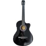 Misda Store Kasa Siyah Renk Klasik Gitar - 4/4 Boy Öğrenci Gitarı Kılıf ve Pena Hediye !