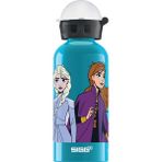 Misda Store - Kbt Disney Prensesleri - Frozen Anna ve Elsa - Sızdırmaz ve Kırılmaz - Tüy Giderek Hafif - Bpa Içermez - Iklim Etmez Sertifikalı - Spor ve Okul - Mavi - 0,4 L