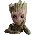Misda Store Koruyucuları Baby Groot Figür Düşünen Saksı Kalemlik Pla Büyük 15 cm