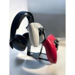 Misda Store Monte Edilebilen Masaüstü Metal Siyah Gaming Ps4 Ps5 Xbox Joystick Controller Tutucu ve Kulaklık Stand