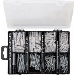 Misda Store Professional Accessories Diy 173 Parça Aksesuar & Sabitleme Seti, Matkap Ucu, Vidalama Ucu, Vida, Dübel, Üniversal Tutucu, Yeşil