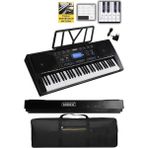 Misda Store PS-4500 Tuş Hassasiyetli 61 Tuşlu Org Dijital LCD Ekran USB Mp3 Çanta Notalık Adaptör Dahil (300 Ses 300 Ritim)