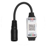 Misda Store Şerit LED Kontrol Cihazları - Bluetooth, Sese ve Müziğe Duyarlı, 24 Tuşlu - 6 Amper, 10 Metreye Kadar Rgb Şerit LED Çalıştırır (1, Bluetooth Kontrol Cihazı)