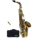 Misda Store SF-8000 Gold Profesyonel Alto Saksafon Çanta ve Aksesuar Dahil (Mib)