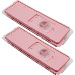 Misda Store Silikon Tabanlı Buz Kalıbı, 12 Bölmeli, Yapışmaz Özellikli, Pratik ve Esnek, Premium (2, Pembe)