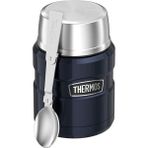 Misda Store SK3000 Stainless King Yemek Termosu 0.47 Lt Gece Mavisi Çelik Termos