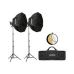 Misda Store SL60 Iı Bi 60W Bi-Color Video Işığı 2'li Kit