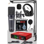 Misda Store Stüdyo Ekipmanları Exclusive Paket-2 Cx2 Mikrofon GLX-700RD Ses Kartı Stüdyo Kayıt Seti