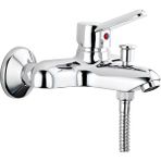 Misda Store Viva Banyo Bataryası A41045, Duvardan Montaj, Krom, Seramik Kartuşlu, Pirinç Gövde