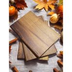 Misda Store Woodart Iroko Tek Parça - Yekpare - Masif Doğal Ağaç Ahşap Büyük Boy 40 x 27,5 cm Kesme Tahtası
