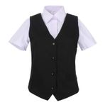MISEMIYA Bayan Garson Yelek BZ-806, Siyah, 3XL