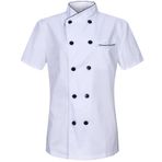 MISEMIYA - Kadın aşçı ceketi - Kadın aşçı üniforması - Hospitality Uniform - Ref.8441, Aşçı Ceketleri Erkek 8441 - Beyaz, XXL